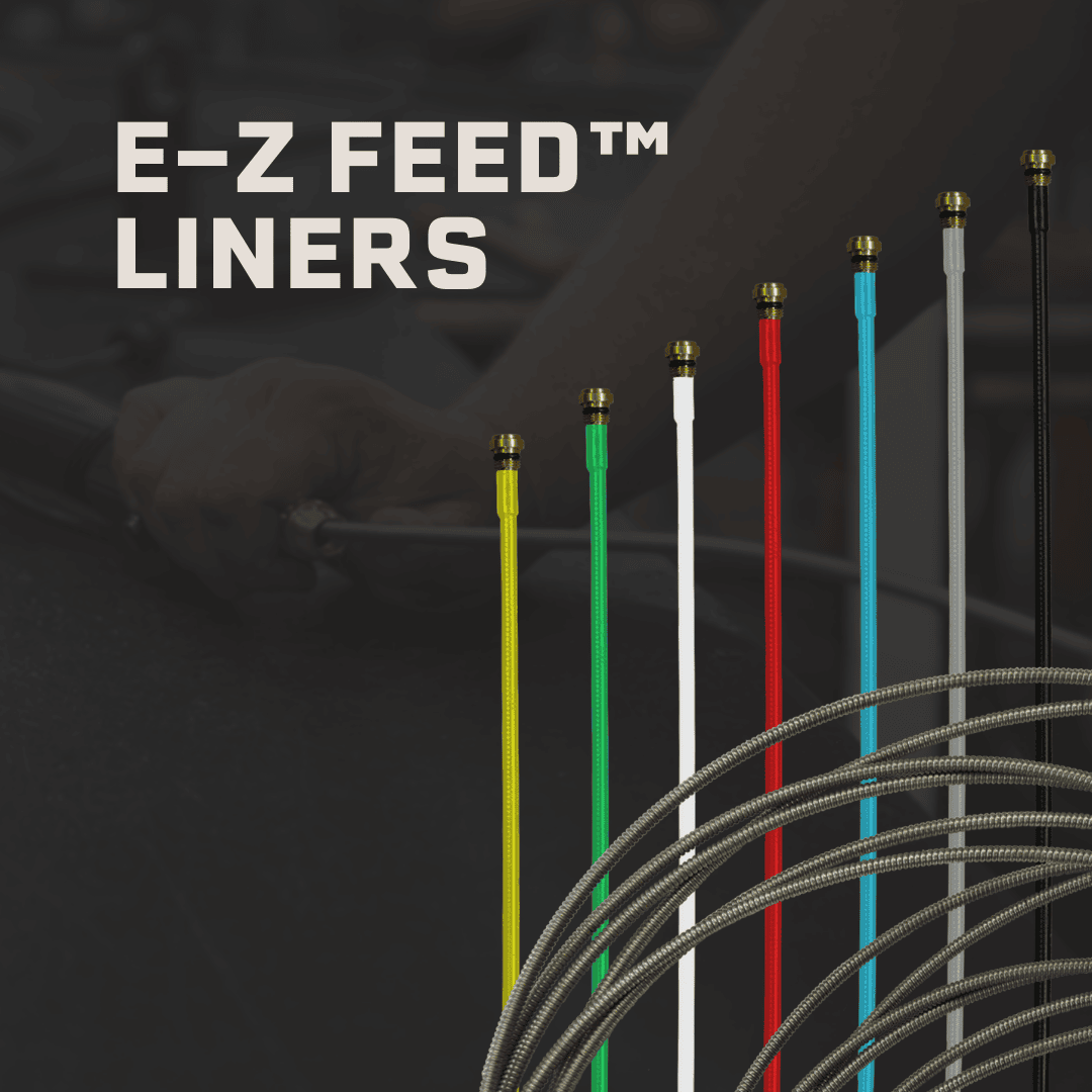 Boost welding consistency and reduce feeding issues with high-performance E-Z Feed Liners.
