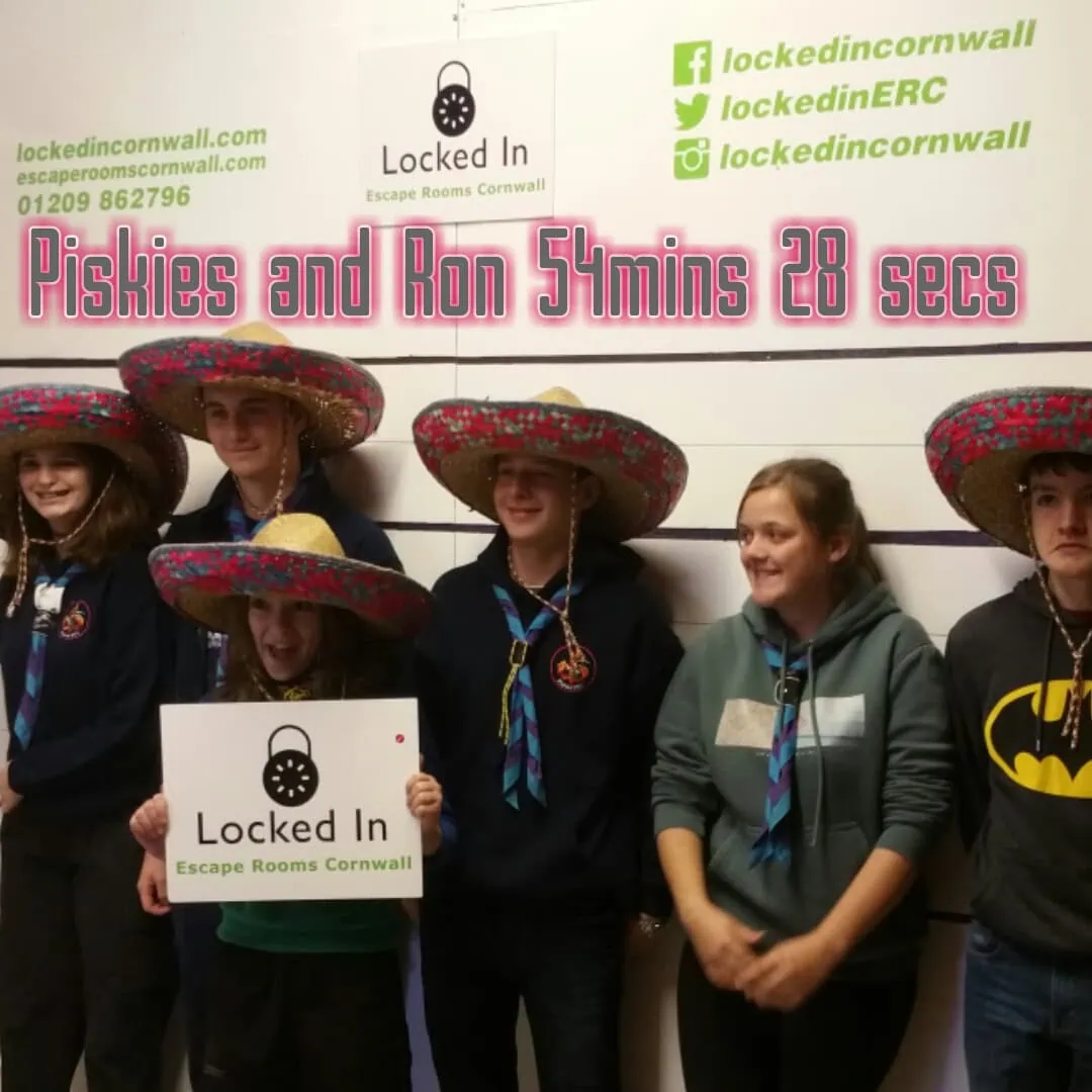 Piskies and Ron at Locked In Cornwall, 2016