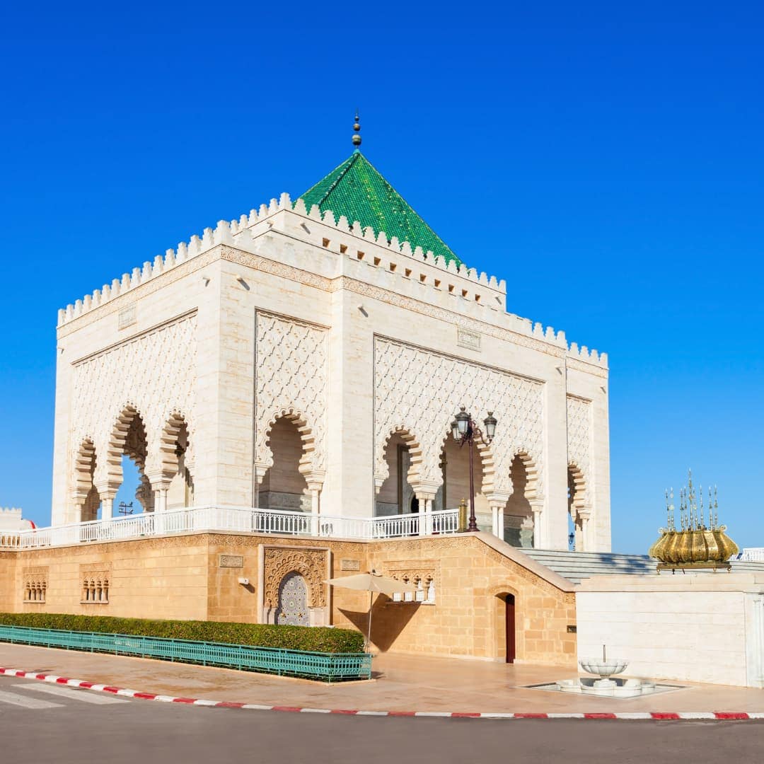 Mausoleum von Mohammed V. - nix-wie-weg.de