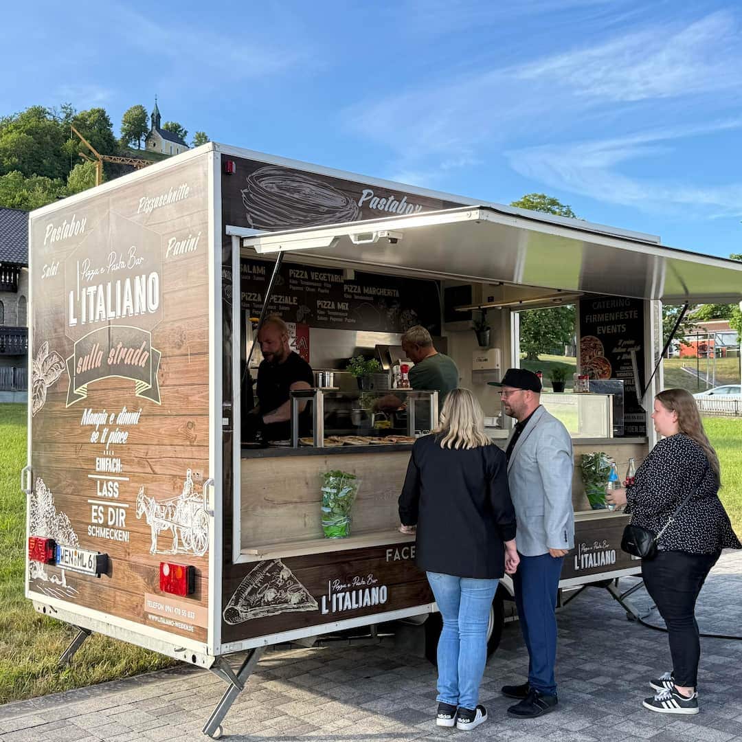 Foodtruck von L’italiano am Nix-wie-weg Sommerfest 2025