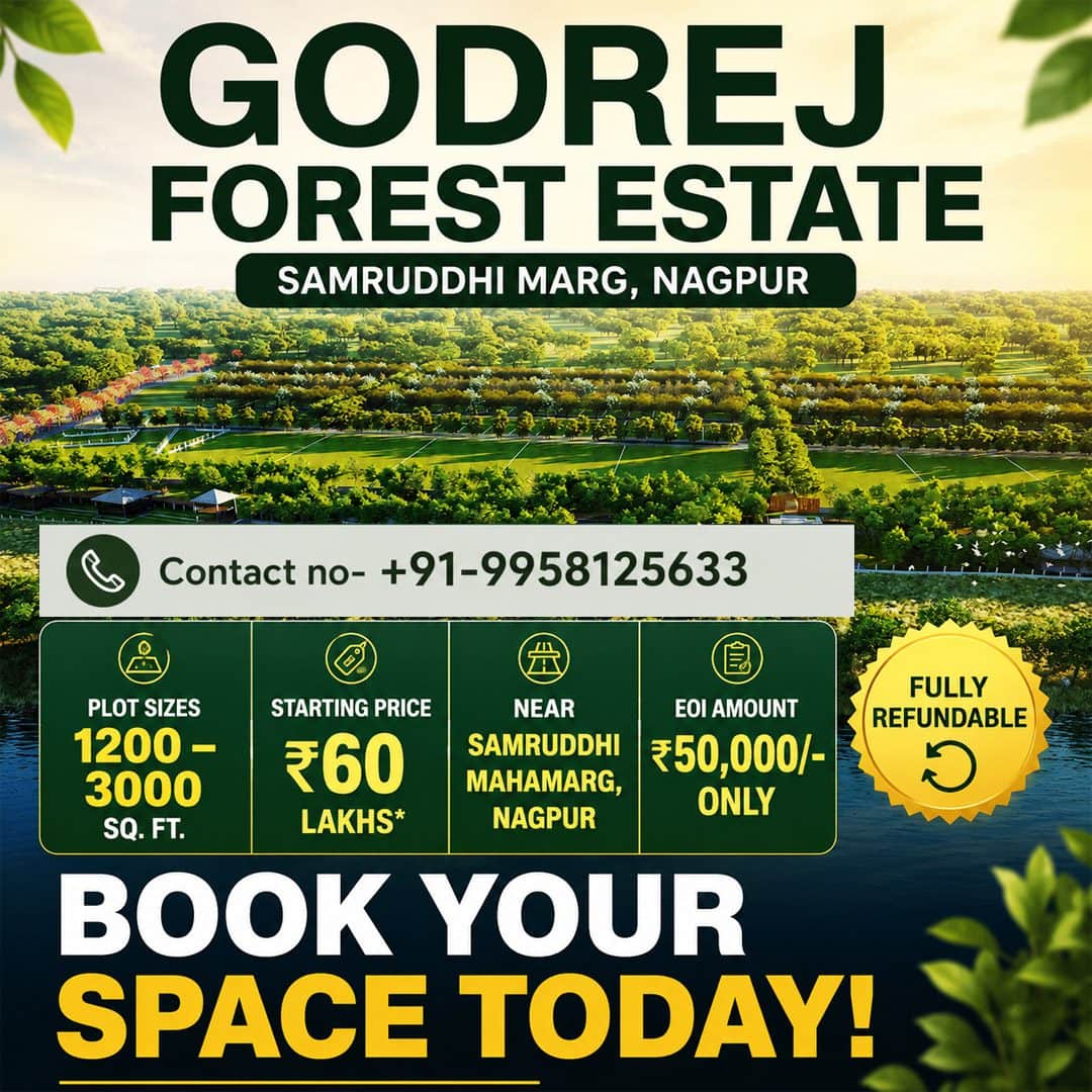Godrej best pre launch plots near samruddhi highway nagpur photos news nagpur
