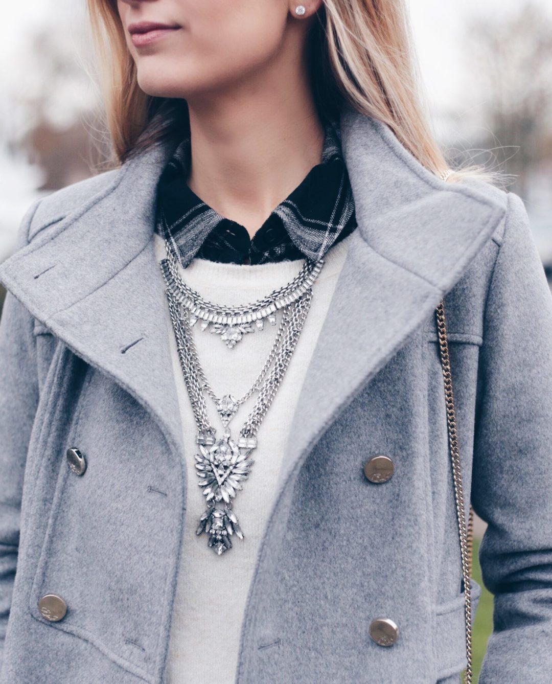 White cheap military coat