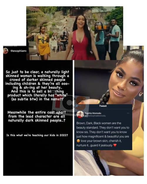 Davido’s Baby Mama, Sophia And Toolz Slam BBN Maria For Condemning Dark Skin With Her Bleaching Ad 1