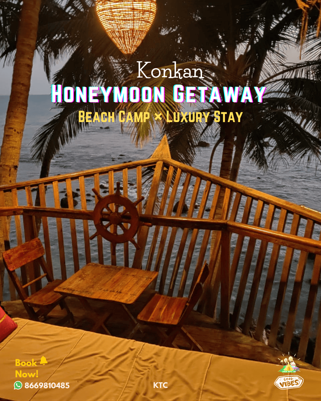 Konkan Honeymoon Getaway Trip 3D2N 7 New Years Camp