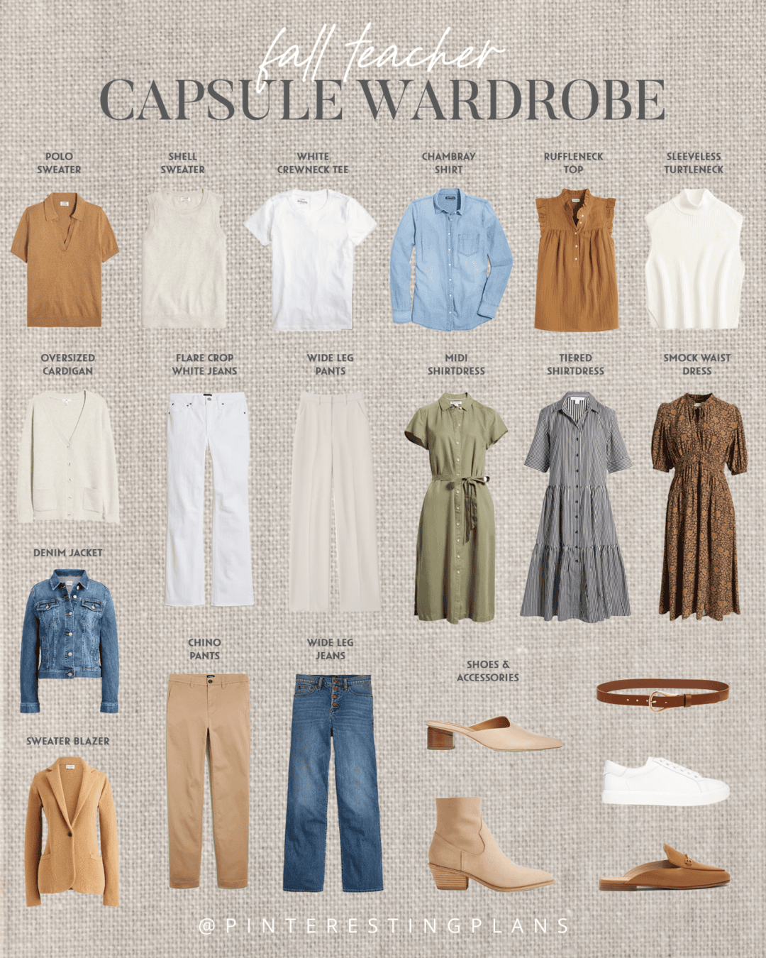 Teacher Fall Capsule Wardrobe 2023 Pinteresting Plans