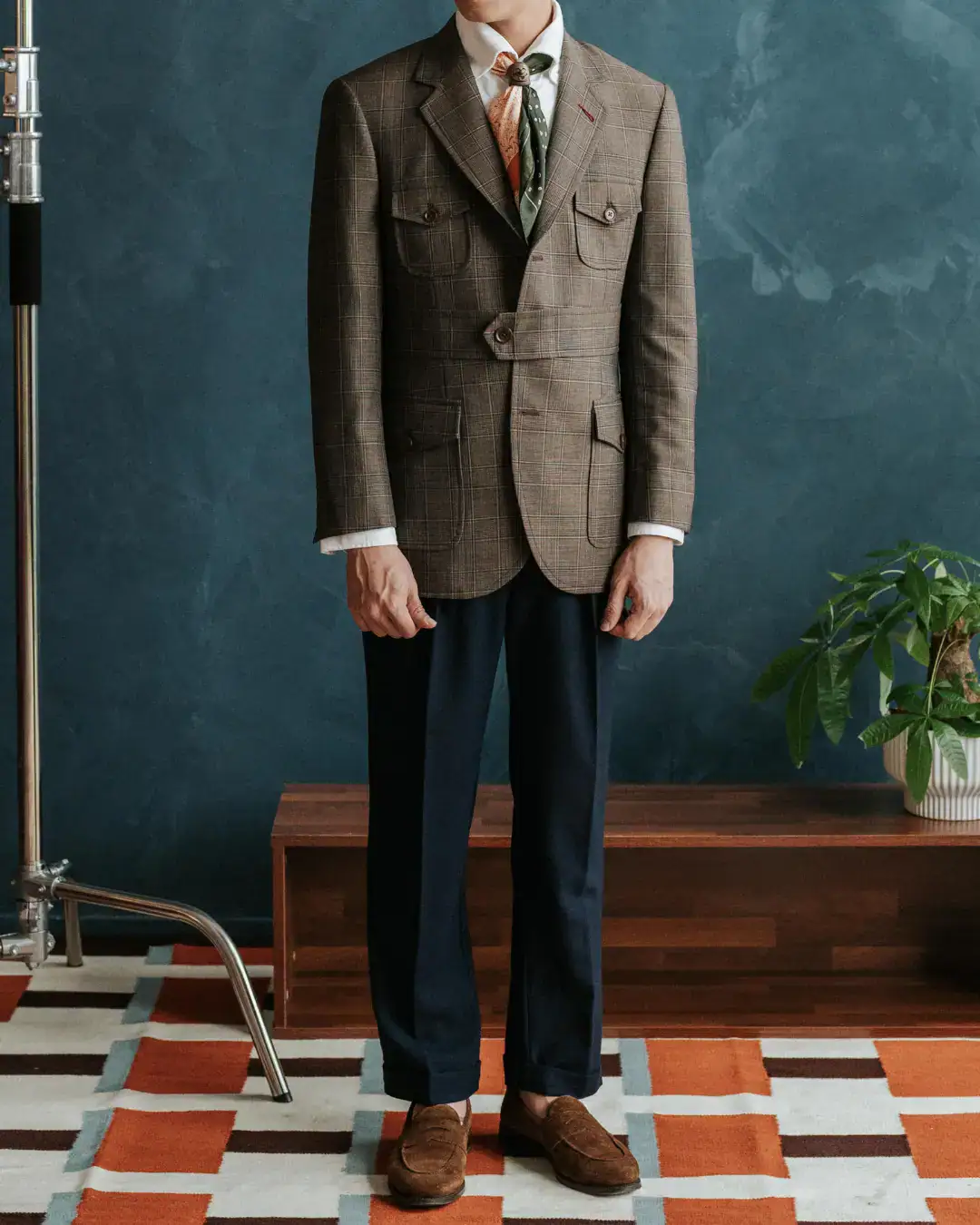 The Safari Hunting Jacket in Standeven Summerstrand