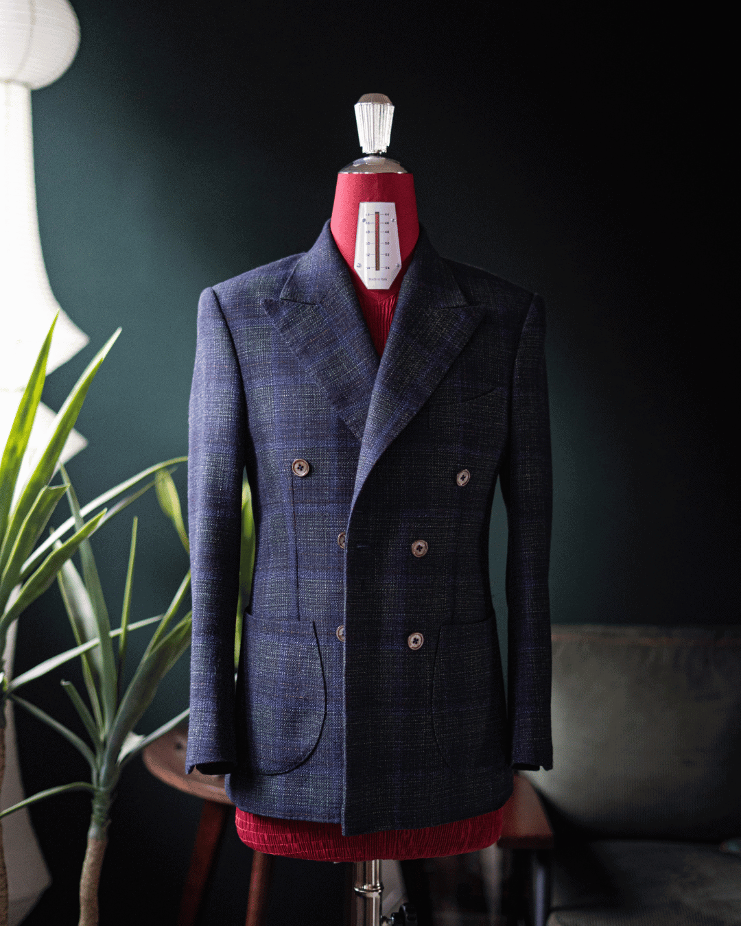 The Double-Breasted Jacket in Loro Piana Silk Air