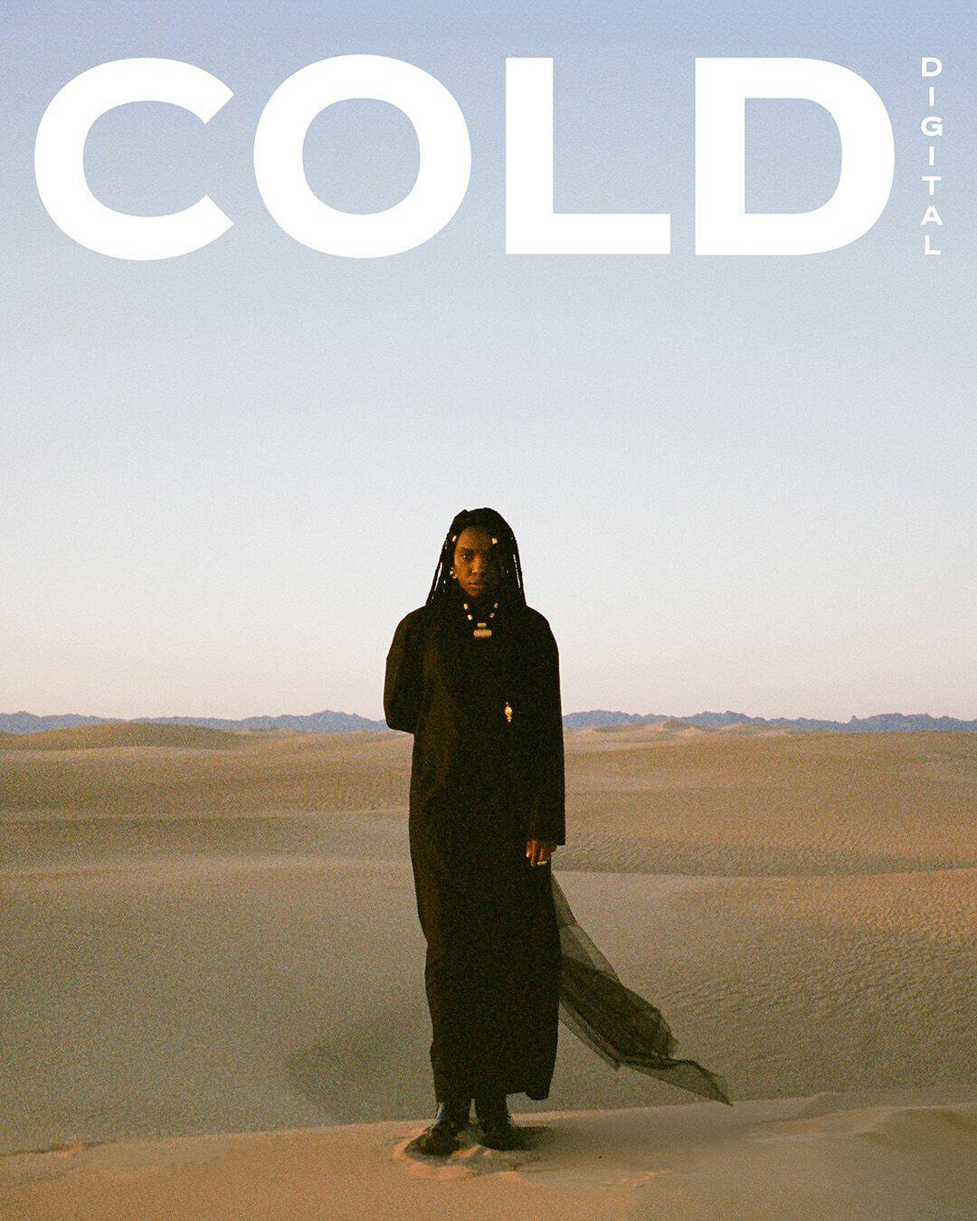 Dua Saleh on The Cold Magazine's cover