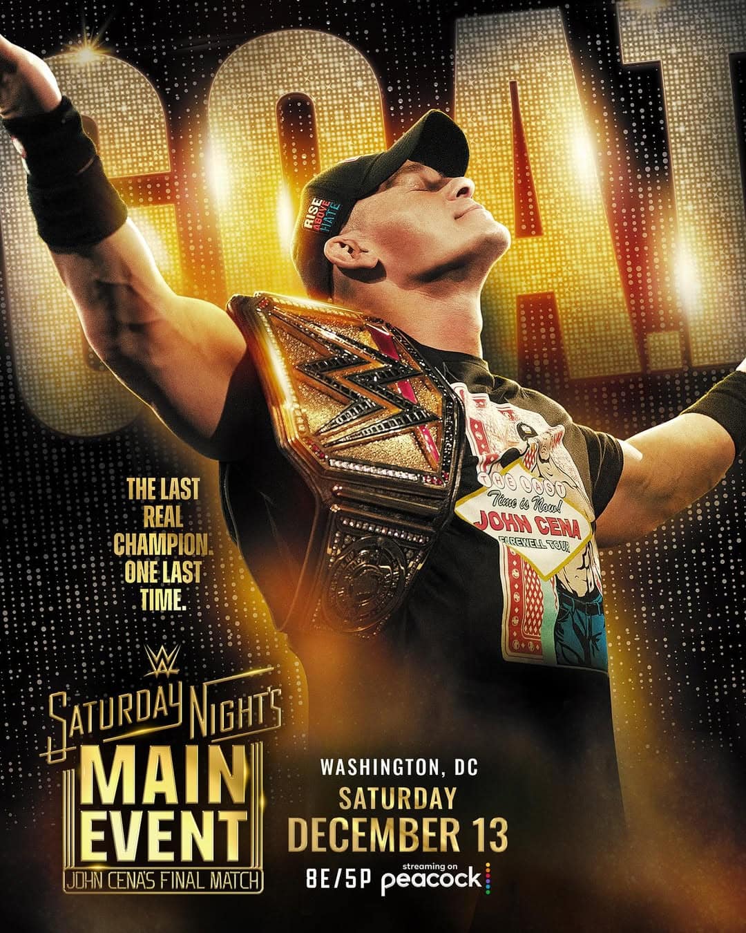 The last time really is now. @johncenas final match is set for SNME in Washington D.C. on Dec