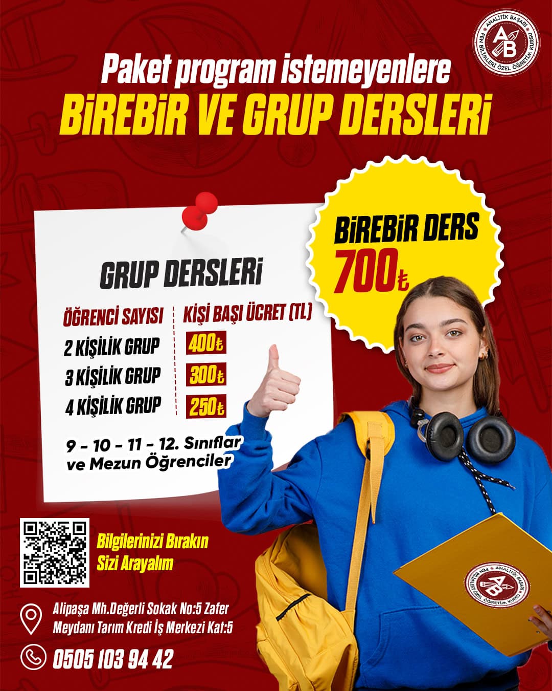 Analitik Başarı Birebir ve Grup Dersleri