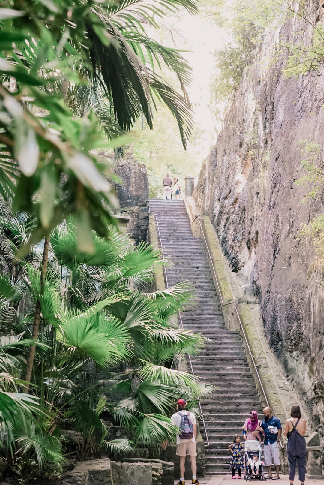 The Queen's Staircase in Nassau, Bahamas