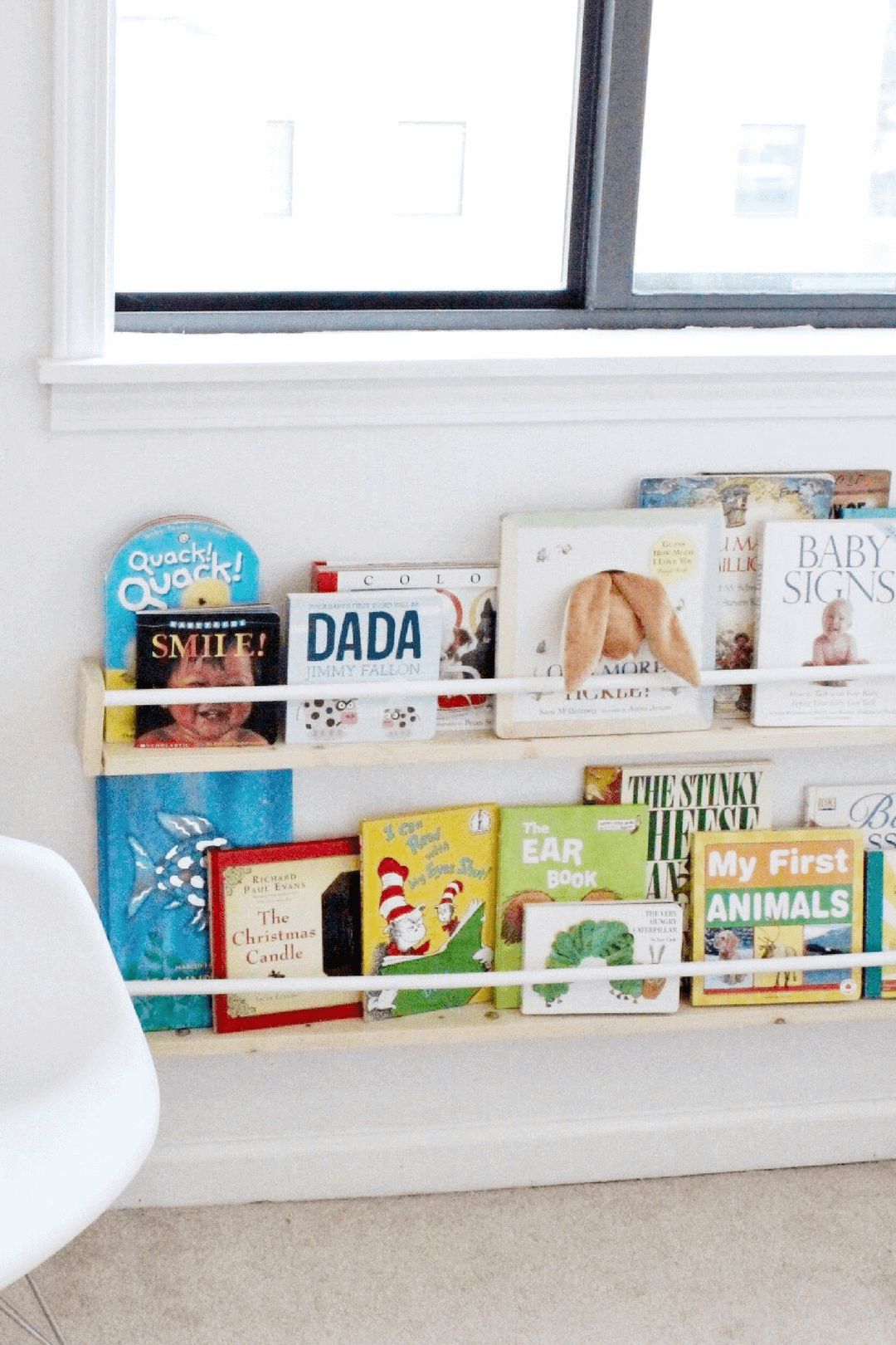 diy display bookshelves under $15