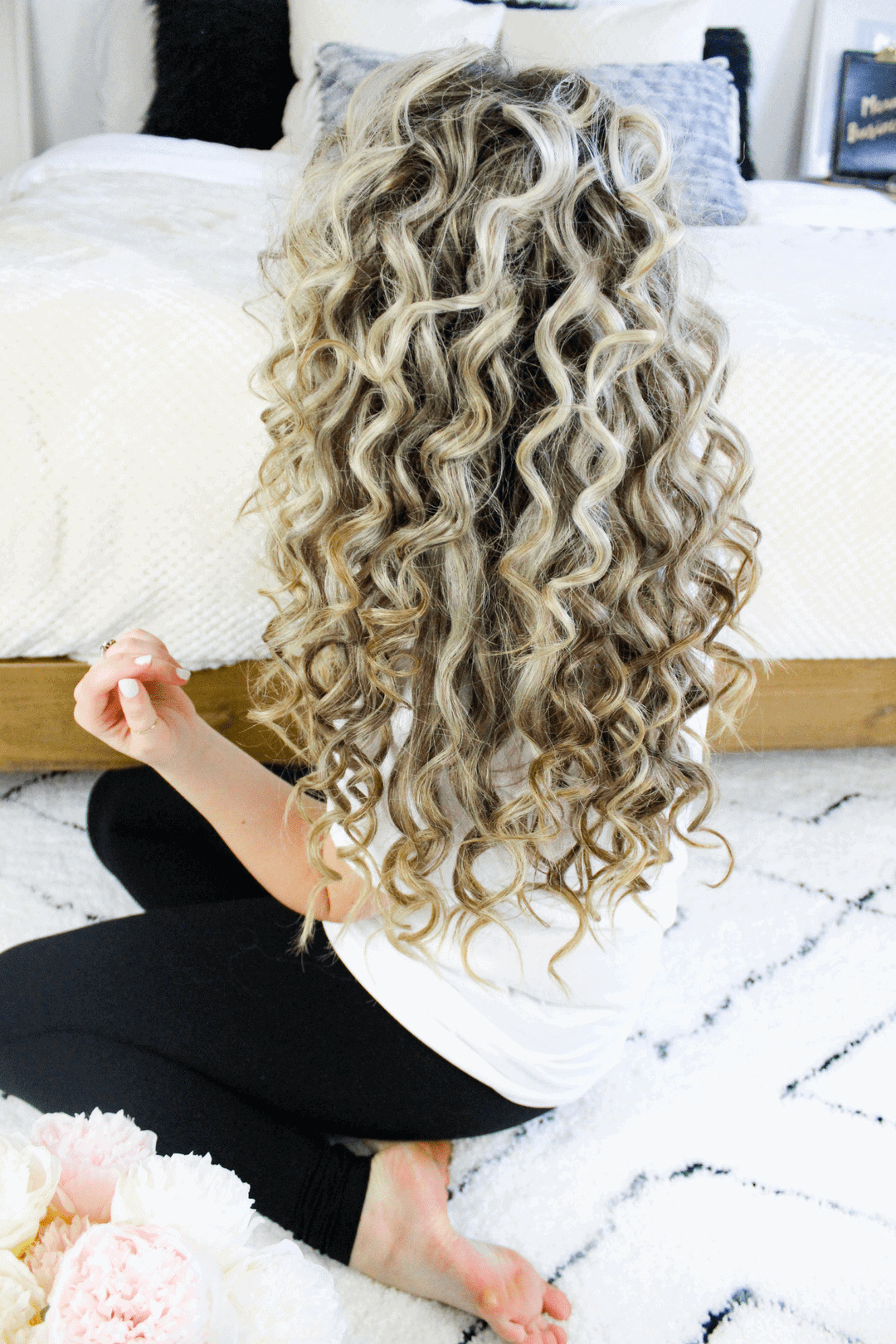 natural looking voluminous tight curls