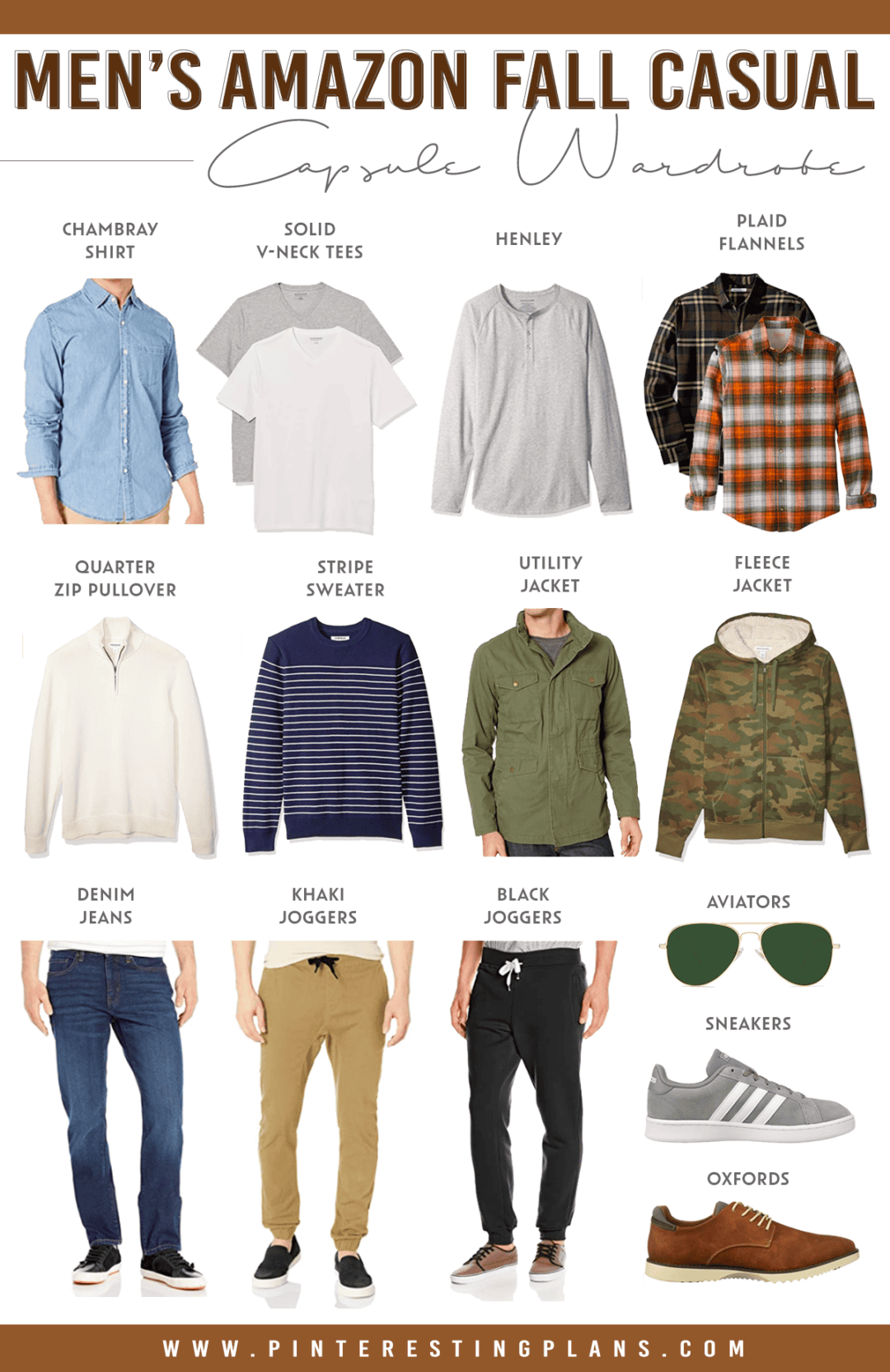 Men's Amazon Fall Capsule Wardrobe - Pinteresting Plans