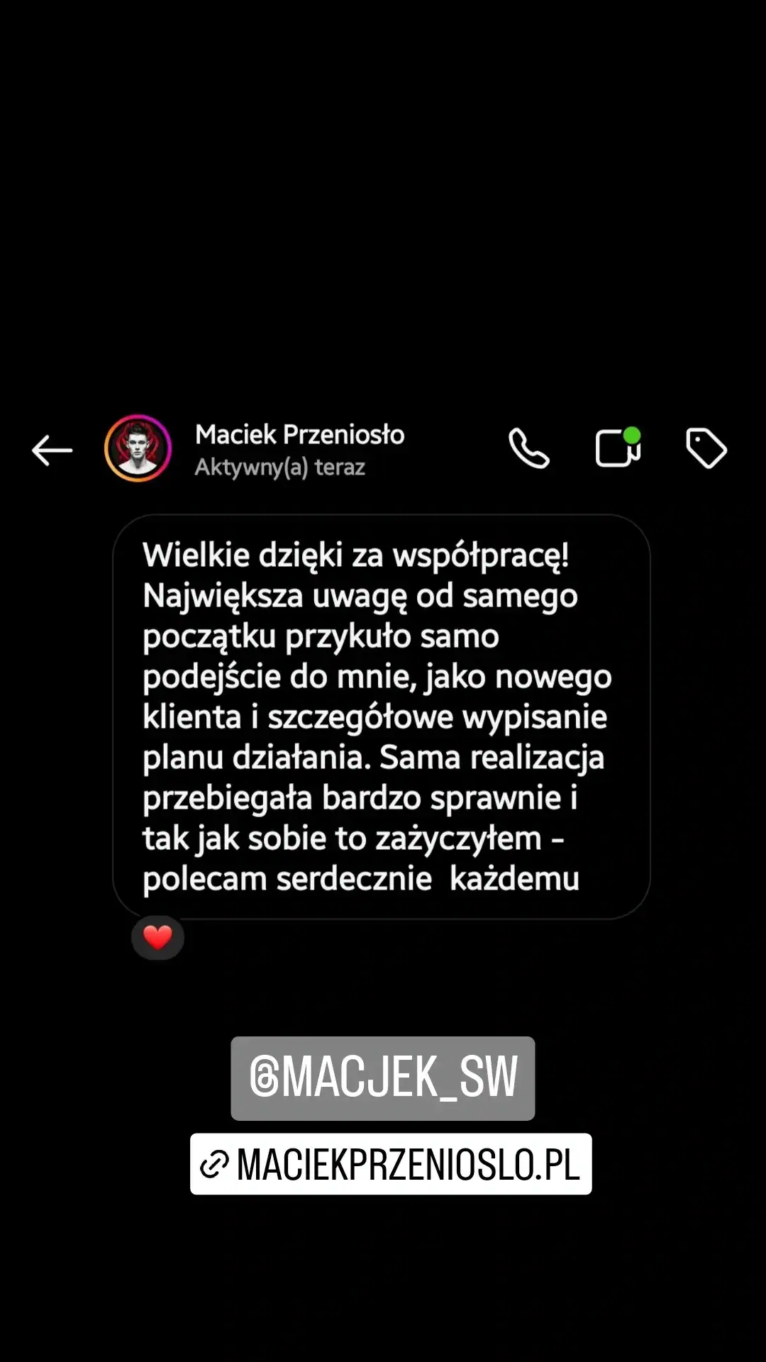 Stronomaniak - twórca stron internetowych. Maciej Przeniosło opinia.