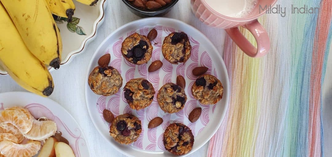 baked oatmeal bites