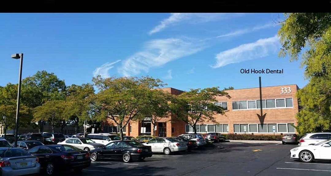 View of our Westwood Dental Office from the parking lot on 333 Old Hook Road.