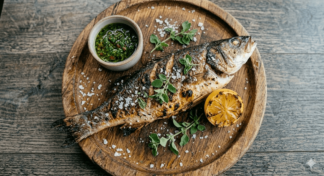 Whole Grilled Branzino