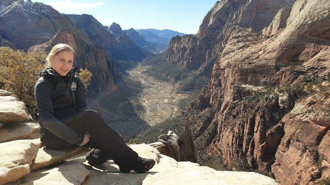 Die Aussicht auf den Zion National Park