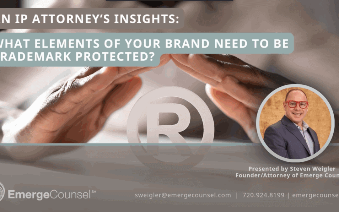 What Elements of Your Brand Need to Be Trademark Protected