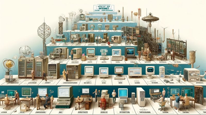Entstehungsgeschichte des Internets