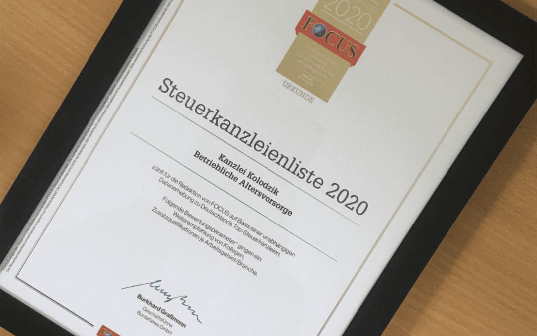 Focus Auszeichnung Top Kanzleien