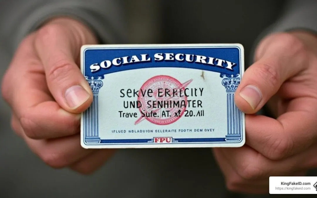 fake social security card number