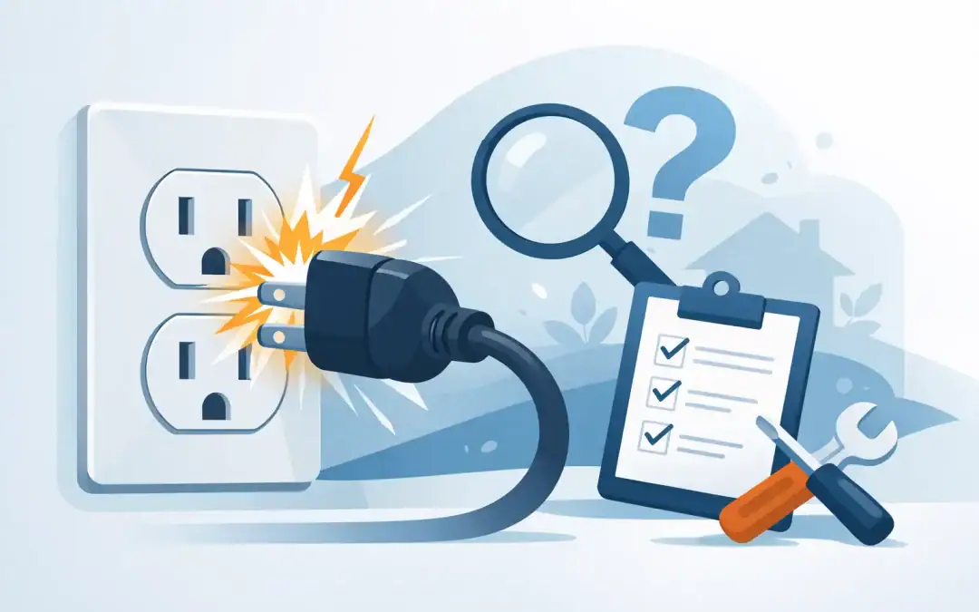 Why Does My Outlet Spark? What to Do Next