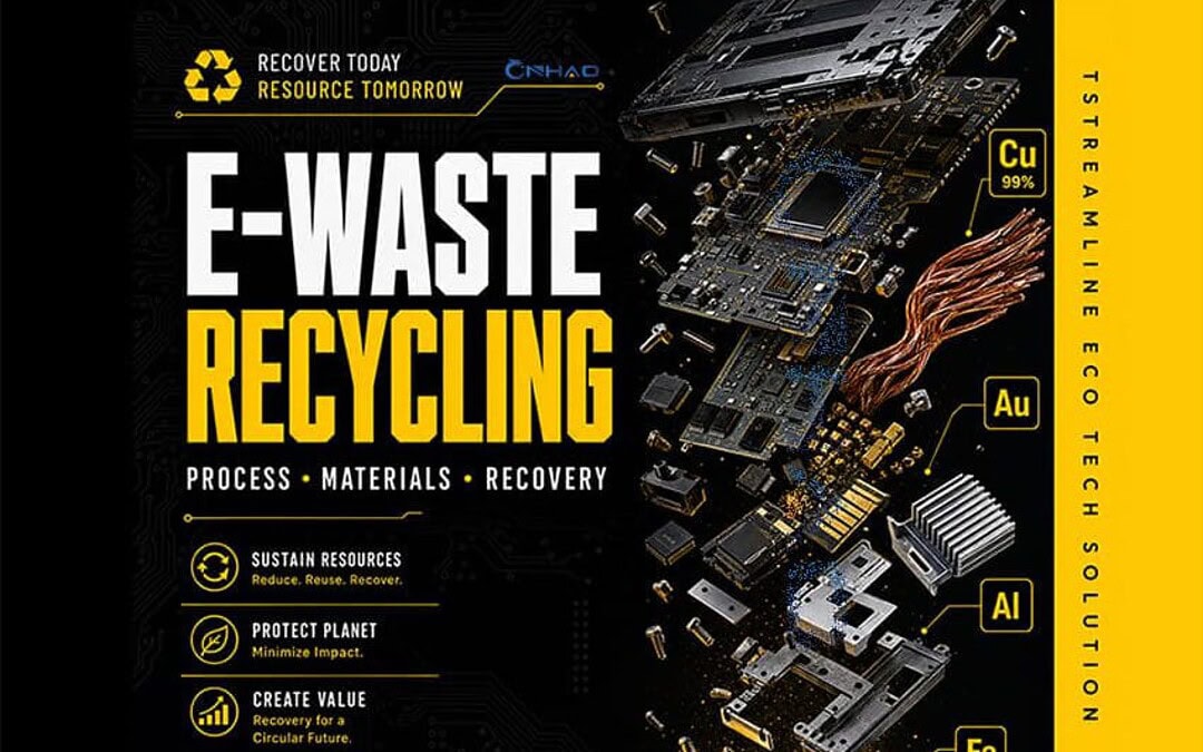 O que é a reciclagem de resíduos eletrónicos? Explicação do processo, dos materiais recuperáveis e da recuperação de recursos