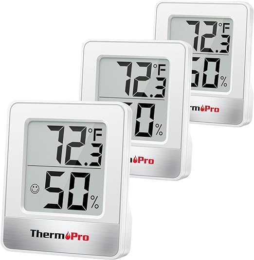 ThermoPro TP49 3 Pieces Digital Hygrometer