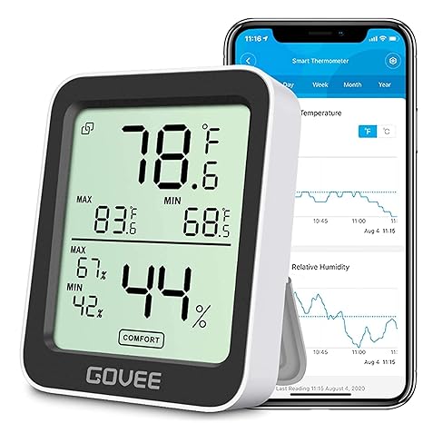 Govee Indoor Hygrometer Thermometer 3 Pack