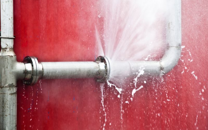 pipe burst
