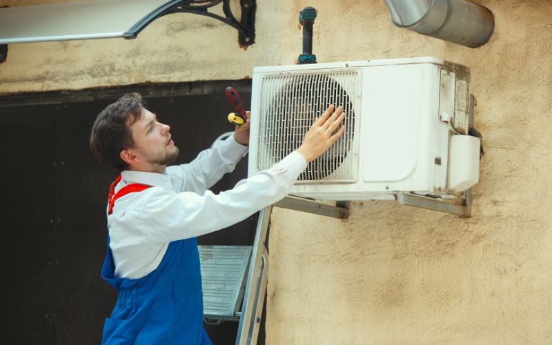 clean window ac