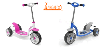 Trotinete cu cadru metalic Cangaroo Trek 3-8 ani