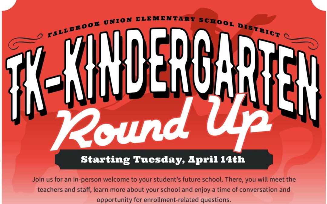 TK – Kindergarten Registration Opens 4/14/2026