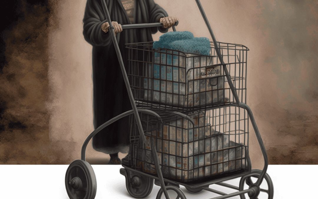 seniors grocery shopping cart features
