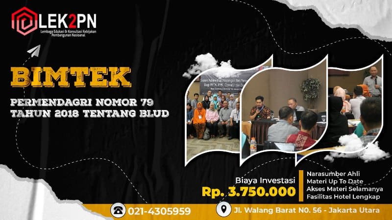 BIMTEK PERMENDAGRI NOMOR 79 TAHUN 2018 TENTANG BLUD