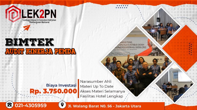 BIMTEK AUDIT KINERJA PEMDA