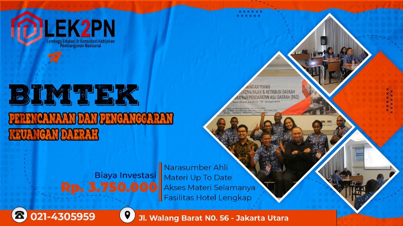 BIMTEK PERENCANAAN DAN PENGANGGARAN KEUANGAN DAERAH