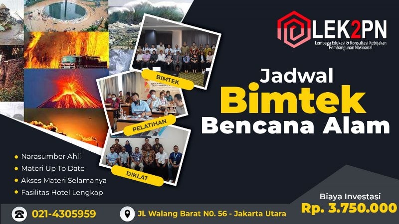 JADWAL BIMTEK BENCANA ALAM