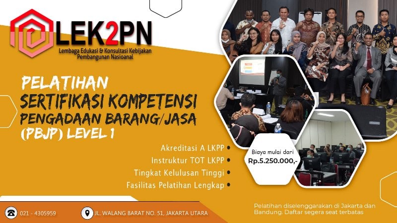 Bimtek Sertifikasi Pengadaan Barang/Jasa Level 1 Di Bandung