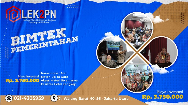 JADWAL BIMTEK PEMERINTAHAN