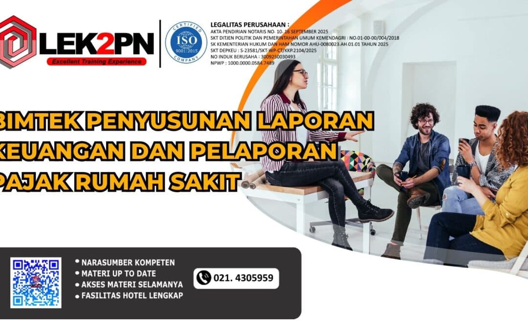 BIMTEK PENYUSUNAN LAPORAN KEUANGAN DAN PELAPORAN PAJAK RUMAH SAKIT (NEW 2026)