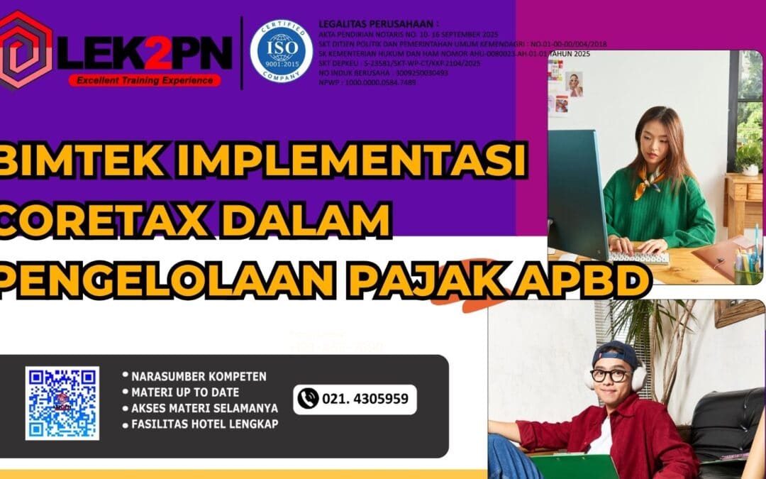 Bimtek Implementasi Coretax dalam Pengelolaan Pajak APBD (New 2026)