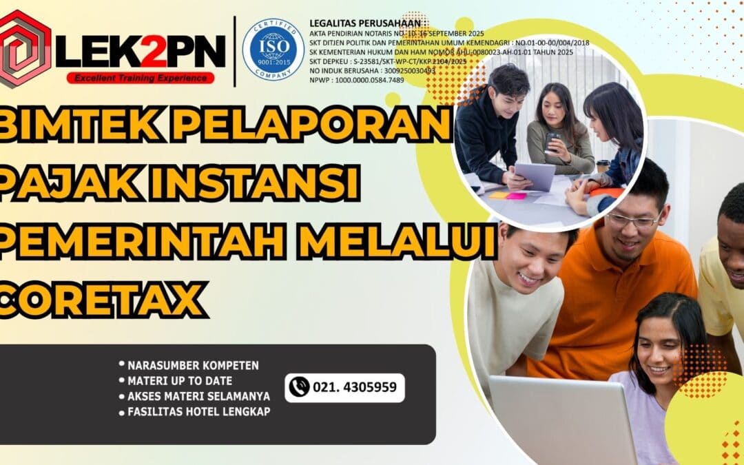 Bimtek Pelaporan Pajak Instansi Pemerintah melalui Coretax (New 2026)