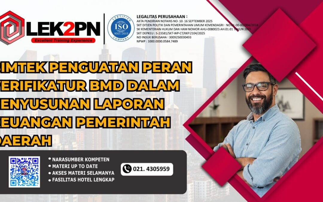 Bimtek Penguatan Peran Verifikatur BMD dalam Penyusunan Laporan Keuangan Pemerintah Daerah  (Baru 2026)