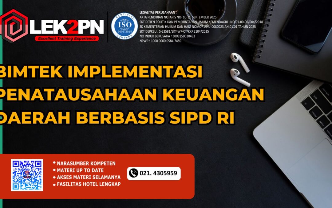 Bimtek Implementasi Penatausahaan Keuangan Daerah Berbasis SIPD RI (New 2026)