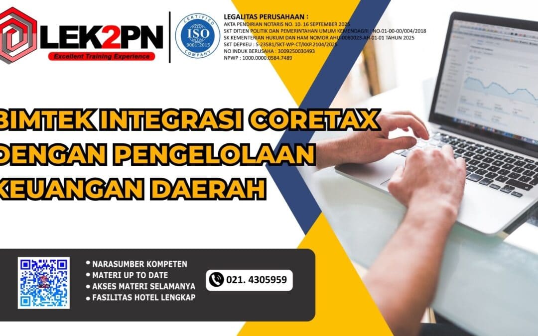 Bimtek Integrasi Coretax dengan Pengelolaan Keuangan Daerah (Baru 2026)
