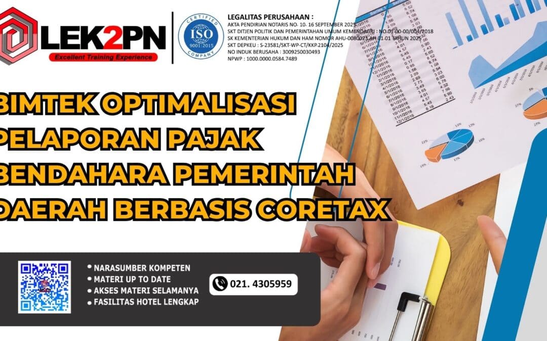 Bimtek Optimalisasi Pelaporan Pajak Bendahara Pemerintah Daerah berbasis Coretax (Baru 2026)
