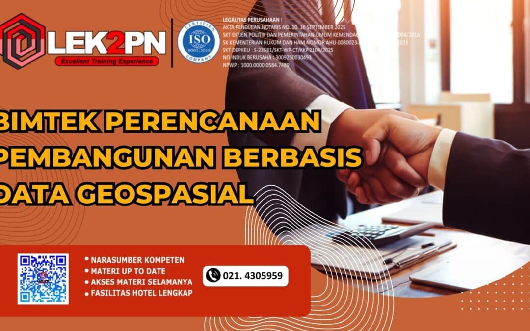 Bimtek Perencanaan Pembangunan Berbasis Data Geospasial (New 2026)